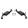 817483 Axle-Back Exhaust System, 3.6L, 6Cyl, Made of Stainless Steel, American Thunder Series