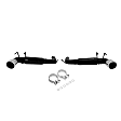 817504 Axle-Back Exhaust System, 6.2L, 8Cyl, Made of Stainless Steel, Outlaw Series