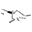 817602 Cat-Back Exhaust System, 6.2L, 8Cyl, Made of Stainless Steel, American Thunder Series