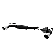 817686 Axle-Back Exhaust System, 6.2L, 8Cyl, Made of Stainless Steel, Outlaw Series