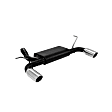 817738 Axle-Back Exhaust System, 3.8L, 6Cyl, Made of Stainless Steel, Force II Series