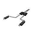 817741 Cat-Back Exhaust System, 3.6L, 6Cyl, Made of Stainless Steel, American Thunder Series