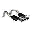 817754 Axle-Back Exhaust System, 6.2L, 8Cyl, Made of Stainless Steel, Outlaw Series