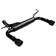 817755 Axle-Back Exhaust System, 3.8L, 6Cyl, Made of Stainless Steel, Outlaw Series