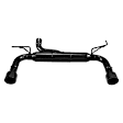 817755 Axle-Back Exhaust System, 3.8L, 6Cyl, Made of Stainless Steel, Outlaw Series