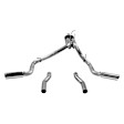 817757 Cat-Back Exhaust System, Made of Stainless Steel, Force II Series