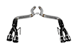 817821 Axle-Back Exhaust System, 5.0L, 8Cyl, Made of Stainless Steel, Outlaw Series