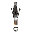 817963 Cat-Back Exhaust System, Made of Stainless Steel, Outlaw Extreme Series