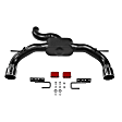 818120 Axle-Back Exhaust System, Made of Stainless Steel, Outlaw Series