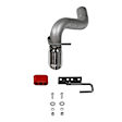 818125 Axle-Back Exhaust System, Made of Stainless Steel, Outlaw Series