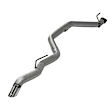 818131 Cat-Back Exhaust System, 3.0L, 6Cyl, Made of Stainless Steel, American Thunder Series