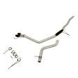 818153 Cat-Back Exhaust System, 2.0L, 4Cyl, Made of Stainless Steel, American Thunder Series