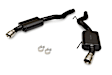 818162 Axle-Back Exhaust System, 2.3L, 4Cyl, Made of Stainless Steel, American Thunder Series