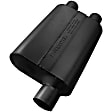 9425432 40 Delta Flow Muffler - 2.50 Offset In / 2.25 Dual Out - Aggressive Sound