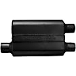 9425432 40 Delta Flow Muffler - 2.50 Offset In / 2.25 Dual Out - Aggressive Sound