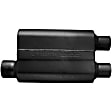 9430412 40 Delta Flow Muffler - 3.00 Offset In / 2.50 Dual Out - Aggressive Sound