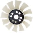 Radiator Fan Blade, 6 Cyl., 4.0L Engine, With 12-Blades