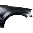 Front, Passenger Side Fender, Without Wheel Opening Molding Holes