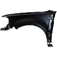 Front, Passenger Side Fender, Without Wheel Opening Molding Holes