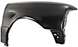 Front, Passenger Side Fender, Without Wheel Opening Molding Holes, CAPA CERTIFIED