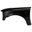 Front, Driver Side Fender, Without Wheel Opening Molding Holes