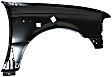 Front, Driver Side Fender, Without Wheel Opening Molding Holes