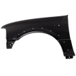 Front, Driver Side Fender, With Wheel Opening Molding Holes