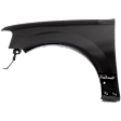 Front, Driver Side Fender, Without Wheel Opening Molding Holes, CAPA CERTIFIED