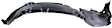 Front, Passenger Side Fender Liner
