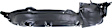 Front, Passenger Side Fender Liner