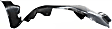 Front, Driver Side Fender Liner