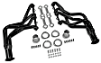 11100FLT Headers Long Tube, Painted Black, Made of Steel