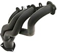 11108FLT Headers Shorty, Painted Black, Made of Steel