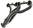 11108FLT Headers Shorty, Painted Black, Made of Steel
