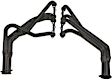 11112FLT Headers Long Tube, Painted Black, Made of Steel