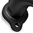 11143FLT Headers Shorty, Painted Black, Made of Stainless Steel