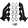 2015 Chevrolet Silverado 1500 - Headers, 46-State Legal (Cannot ship to CA, CO, NY or ME), 5.3L 8Cyl, Painted Black, Made of Stainless Steel