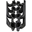 2015 Chevrolet Silverado 1500 - Headers, 46-State Legal (Cannot ship to CA, CO, NY or ME), 5.3L 8Cyl, Painted Black, Made of Stainless Steel