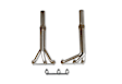 11585FLT Headers Upright, Natural, Made of 409 Stainless Steel