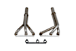 11585FLT Headers Upright, Natural, Made of 409 Stainless Steel
