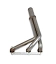 11585FLT Headers Upright, Natural, Made of 409 Stainless Steel