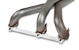 11585FLT Headers Upright, Natural, Made of 409 Stainless Steel
