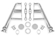 11702-2FLT Universal, Headers Shorty Chrome Made of Steel