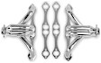 11705-7FLT Universal, Block Hugger Header - Stainless Steel, Small Block Chevy with D-Port Heads, Tube Size 1-5/8", Collector Size 2.5"