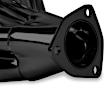 11706FLT Universal, Tight Fit Block Hugger Headers, Chevy LS Motor, Tube Size 1-5/8", Collector Size 2-1/2", Black Paint