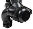 12147FLT Headers Shorty, Painted Black, Made of Stainless Steel
