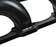 12147FLT Headers Shorty, Painted Black, Made of Stainless Steel