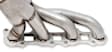 12152FLT Universal, Headers Natural Made of Stainless Steel