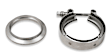 12152FLT Universal, Headers Natural Made of Stainless Steel