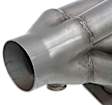 17000FLT Headers Shorty, Natural, Made of Stainless Steel